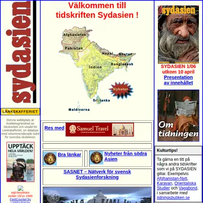 Sydasien startsida 2006