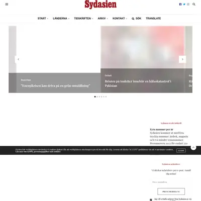 Sydasien startsida 2023