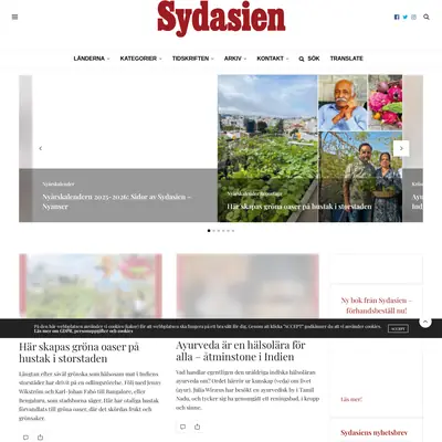 Sydasien startsida 2026