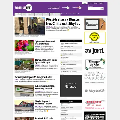 Sydnärkenytt startsida 2020