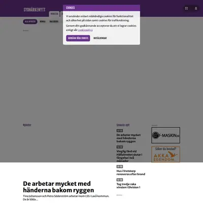 Sydnärkenytt startsida 2025