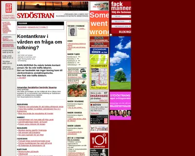 Sydöstran startsida 2007