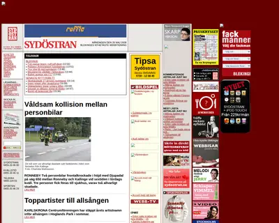 Sydöstran startsida 2008