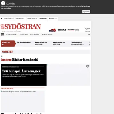 Sydöstran startsida 2016