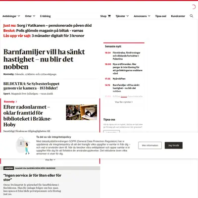 Sydöstran startsida 2023