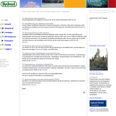 Aktivt Skogsbruk startsida 2007