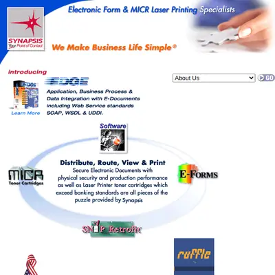 SYNAPSIS startsida 2004