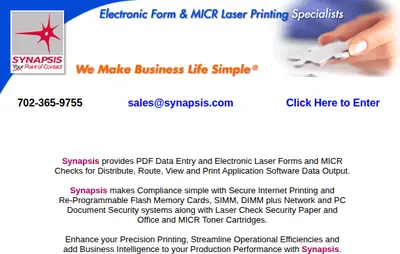 SYNAPSIS startsida 2006