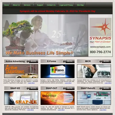SYNAPSIS startsida 2015