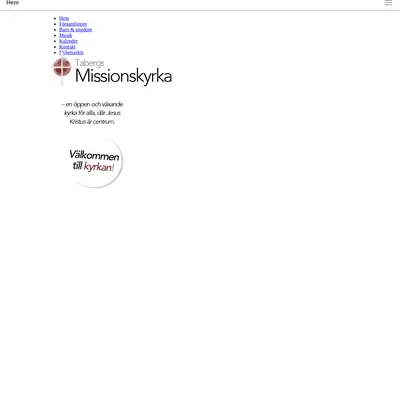 Tabergs Missionsblad startsida 2018