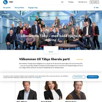 TÄBY LIBERALEN startsida 2022