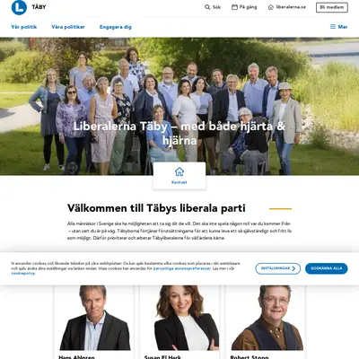 TÄBY LIBERALEN startsida 2023