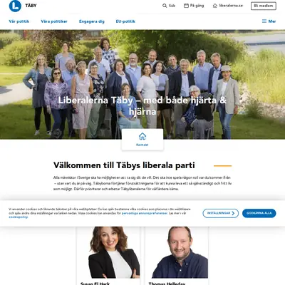 TÄBY LIBERALEN startsida 2025