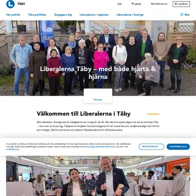TÄBY LIBERALEN startsida 2026