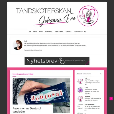 Tandsköterskan startsida 2024