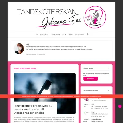 Tandsköterskan startsida 2025