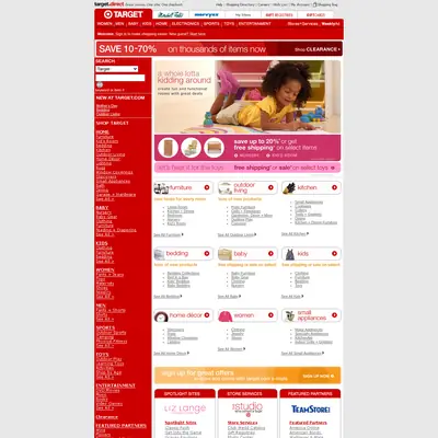 TARGET startsida 2004
