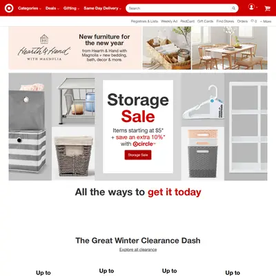 TARGET startsida 2020