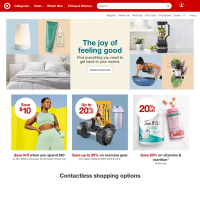 TARGET startsida 2021