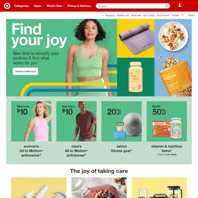 TARGET startsida 2022