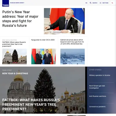 Tass startsida 2023