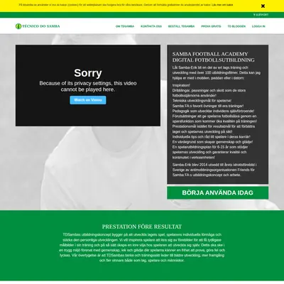 www.tdsamba.se startsida 2017