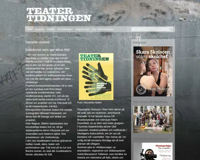 Teatertidningen startsida 2017
