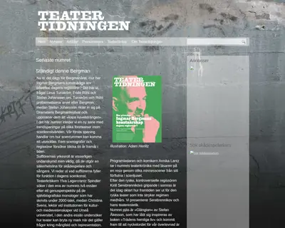 Teatertidningen startsida 2018