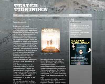 Teatertidningen startsida 2019