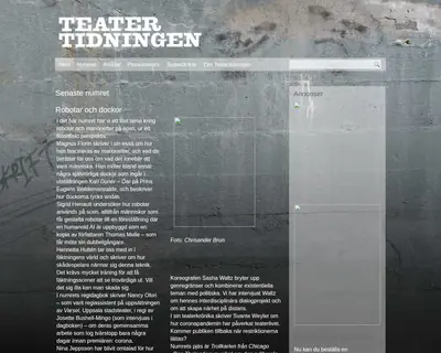 Teatertidningen startsida 2021