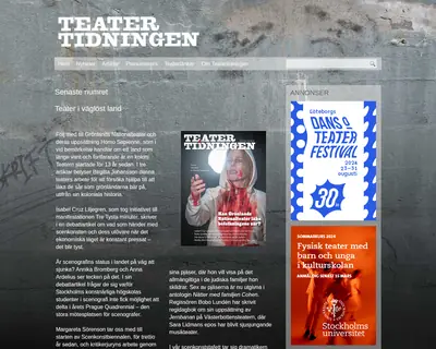 Teatertidningen startsida 2024