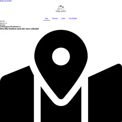 Tebladet startsida 2024