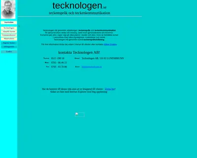 Teknologen startsida 2004