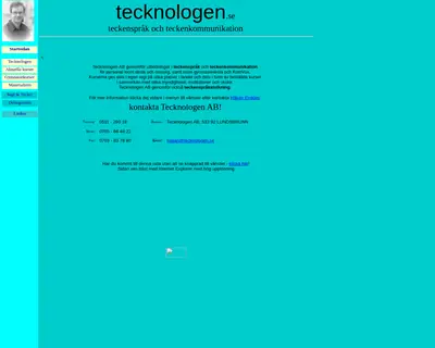 Teknologen startsida 2005