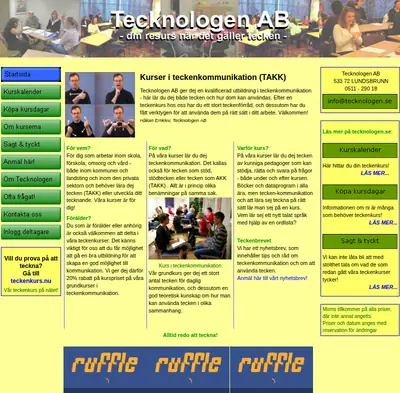 Teknologen startsida 2010