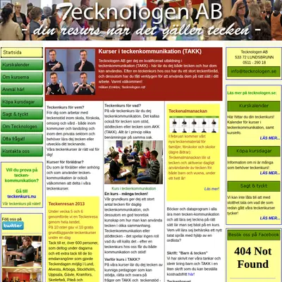Teknologen startsida 2013