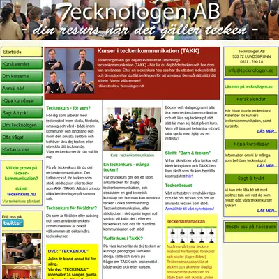 Teknologen startsida 2014