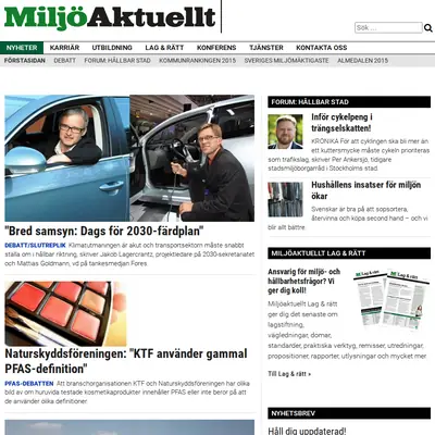 Teknik360, www.teknik360.se startsida 2016