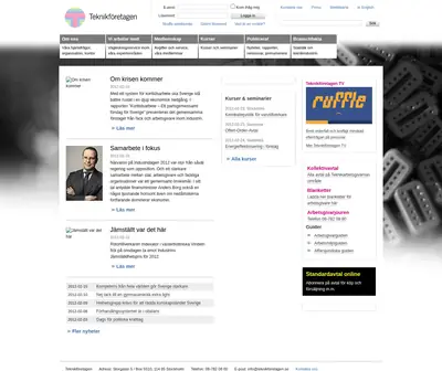 Teknikföretagen startsida 2012