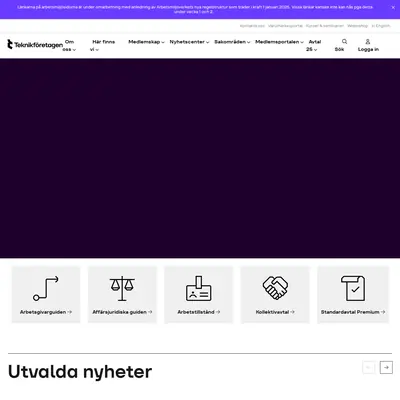 Teknikföretagen startsida 2025