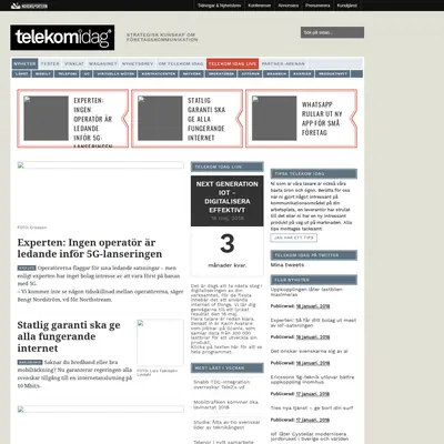 Techtidningen startsida 2018