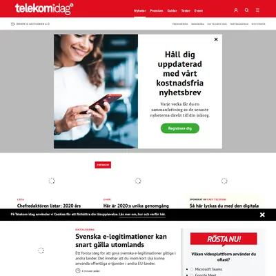 Techtidningen startsida 2021