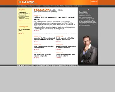 www.telekomnyheterna.se startsida 2015