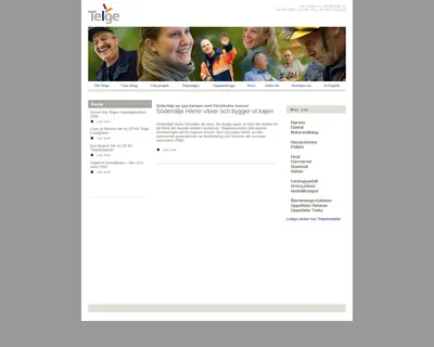 Telgebo startsida 2007
