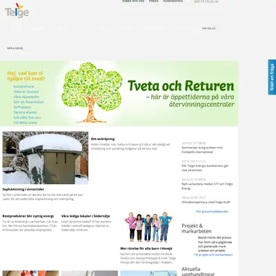 Telgebo startsida 2015