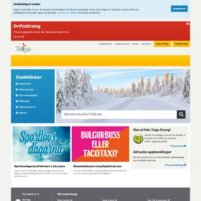 Telgebo startsida 2017