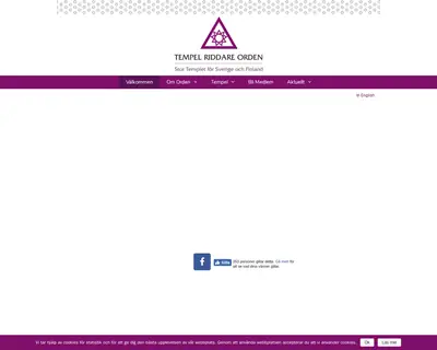 www.tempelriddareorden.se startsida 2018