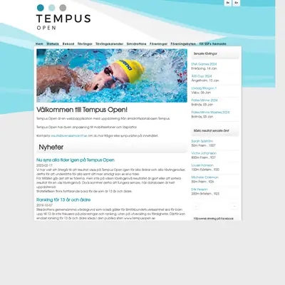 Tempus startsida 2024