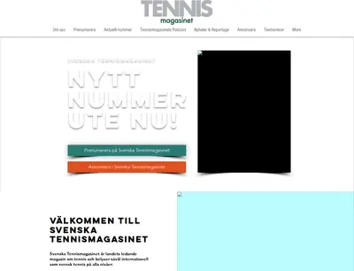 Svenska Tennismagasinet startsida 2023