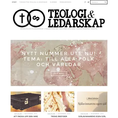 Teologi & Ledarskap startsida 2016